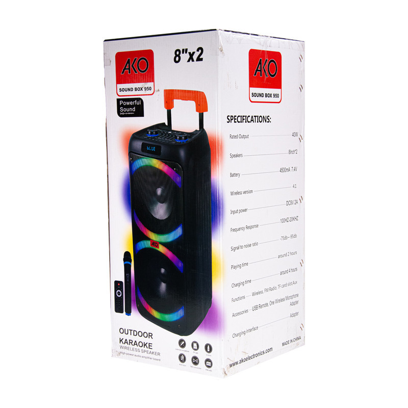 اسپیکر بلوتوثی قابل حمل آکو مدل Sound Box 950