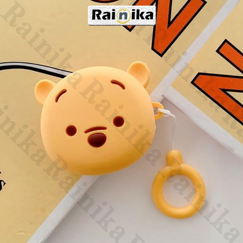 کاور رینیکا مدل Buds Funny Winnie Bear مناسب برای کیس هدفون بی سیم سامسونگ Galaxy Buds Live  Buds Pro  buds 2  buds 2 pro  Fe