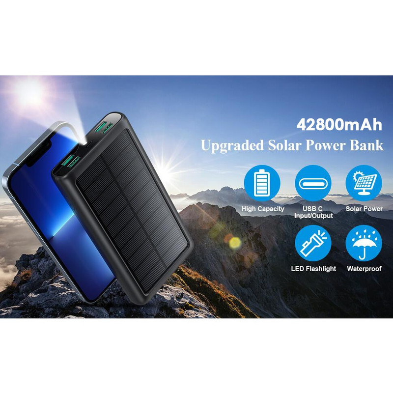 پاوربانک مدل hx200k3 ظرفیت ۴۲۸۰۰ میلی‌آمپرساعت