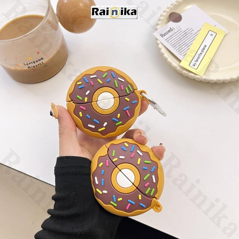 کاور رینیکا مدل Galaxy 3Pro Donut مناسب برای کیس هدفون سامسونگ Galaxy Buds 3  Buds 3 Pro (2024)  Buds 3 Fe (2025)