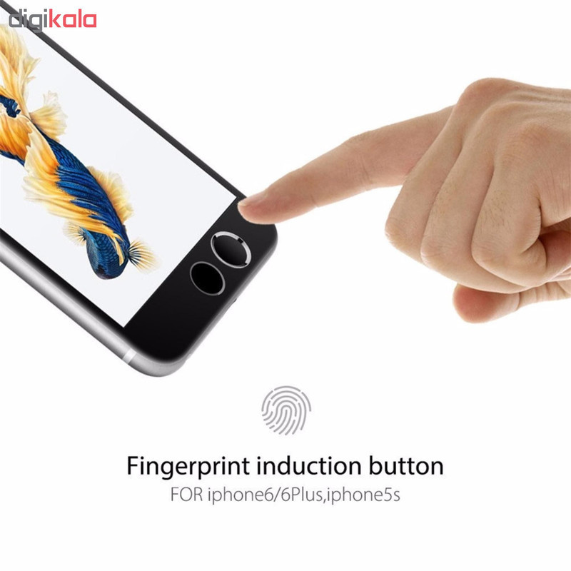 محافظ دکمه هوم مدل gold مناسب برای گوشی موبایل اپل iPhone 5s6s6 Plus