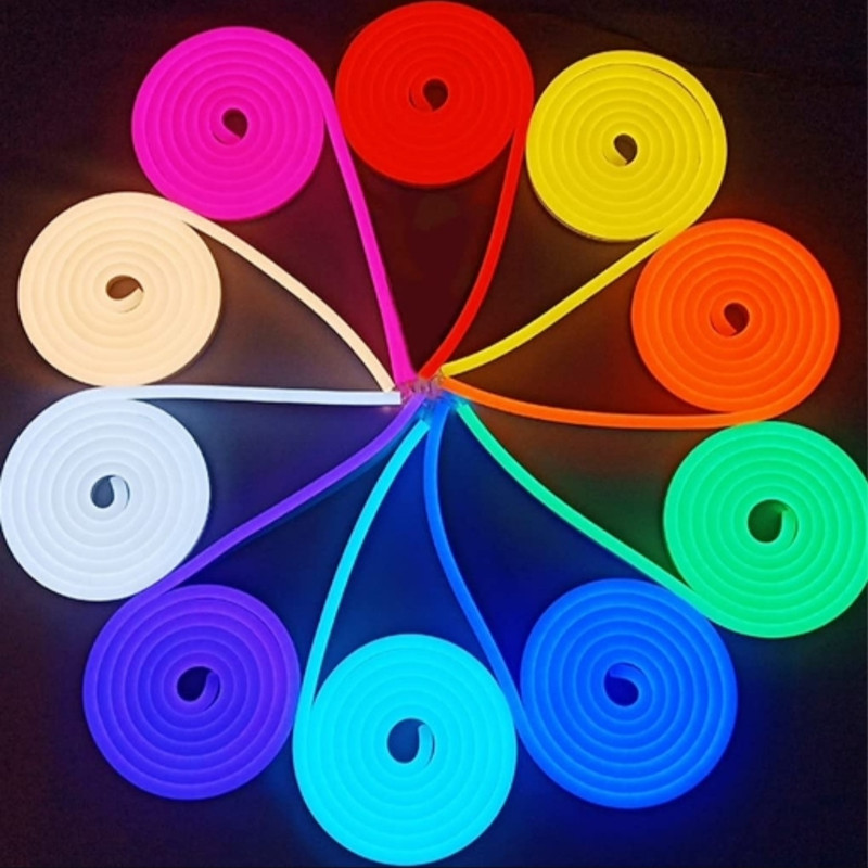 ریسه نئون فلکسی کد 12v RGB مدل سولو آآ مرکوری طول 1 متر