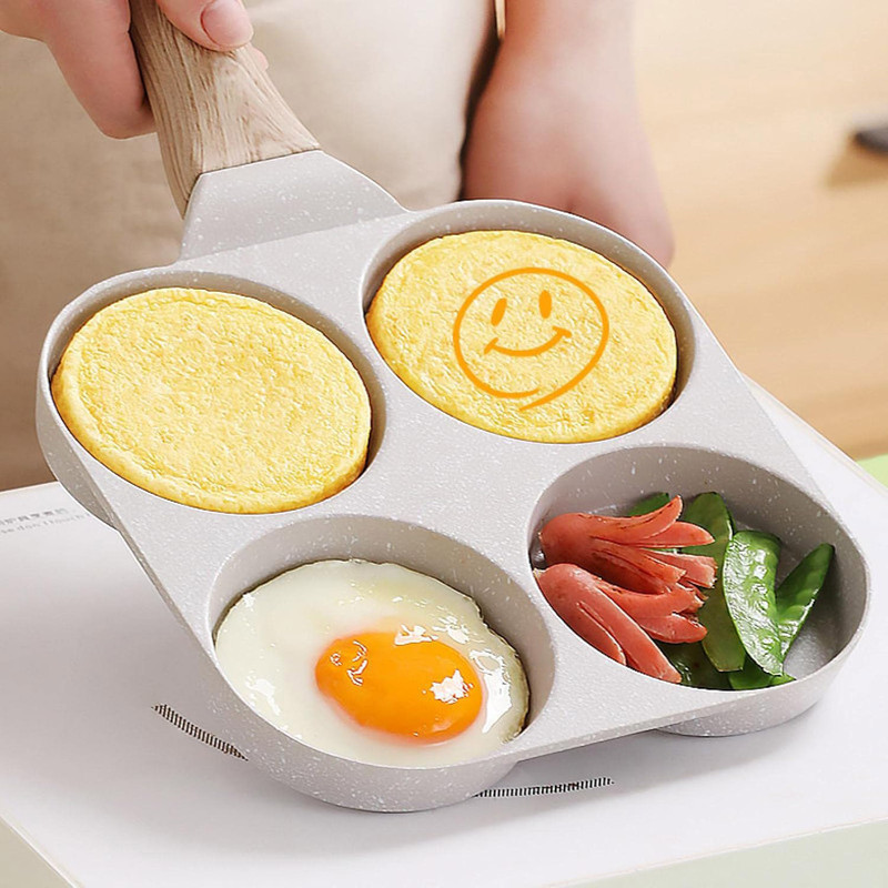 تابه گرانیت مدل پنکیک 4 خانه سایز 19