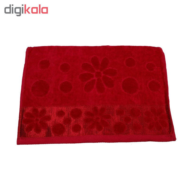 حوله دستی آیدین تاول مدل شکوفه سایز 40 × 80 سانتی متر