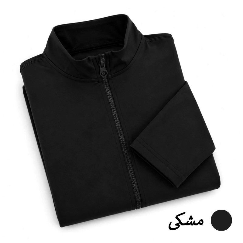 سرهمی ورزشی زیپ دار زنانه پشت کش مدل Aura کد M5771