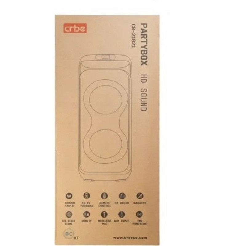 اسپیکر بلوتوثی قابل حمل کربی مدل CR-21021