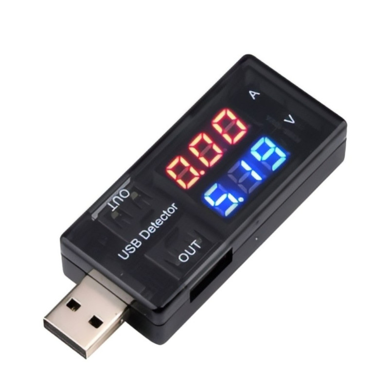 تستر USB و مانیتورینگ شارژ مدل دو خروجی