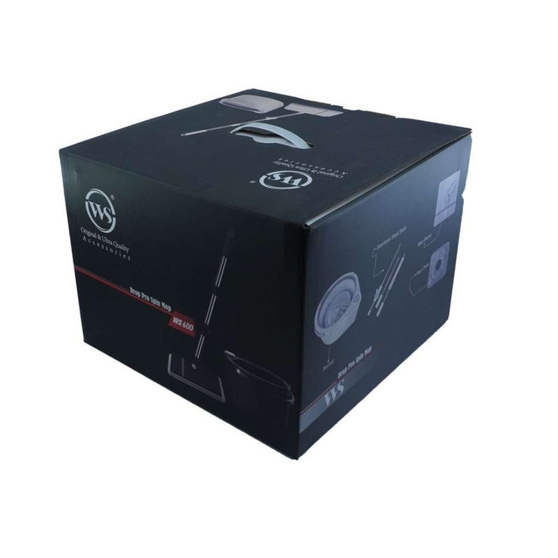 ست سطل و زمین شوی دبلیو اِس مدل چرخشی دو مخزن اشکی کد HS200