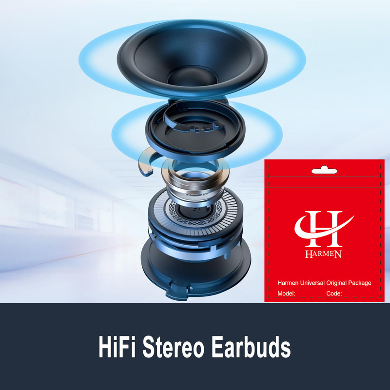 هندزفری هارمن مدل HIFI STEREO بدون قابلیت نویز کنسلینگ، اتصال از طریق USB Type-C