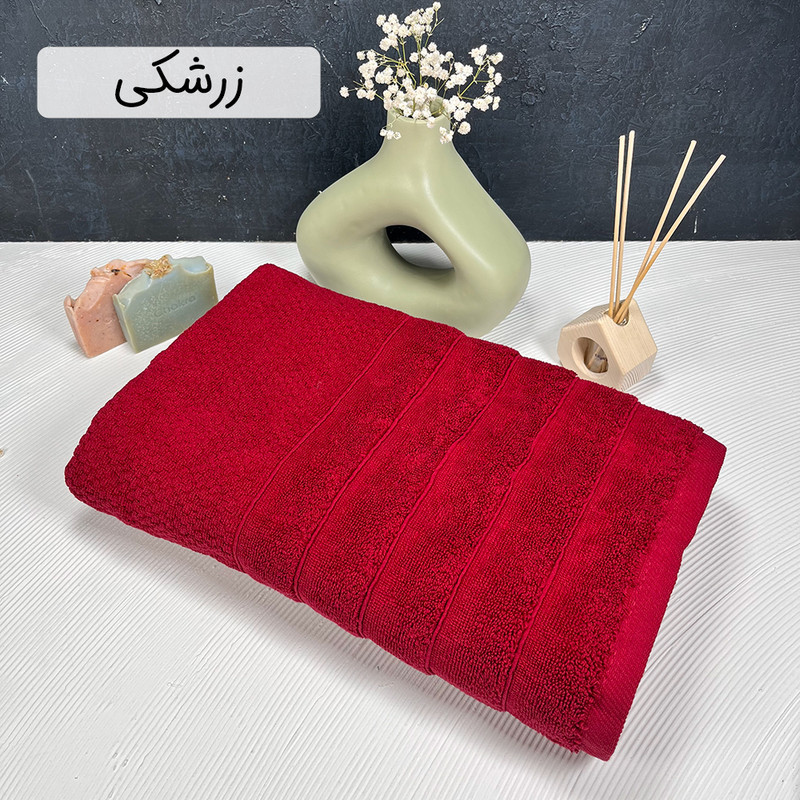 حوله حمام دنیز طرح پینار سایز 100 * 155 سانتی متر