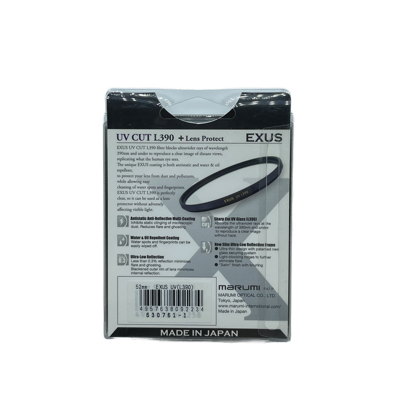 فیلتر لنز مارومی مدل UV MC EXUS (L390)-52MM