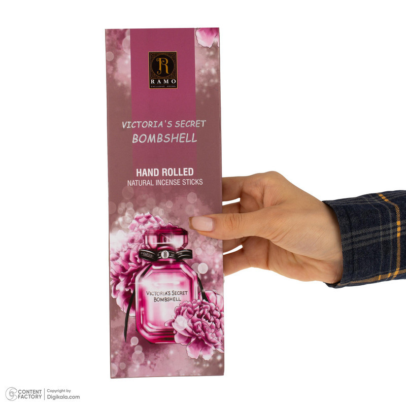 عود رامو مدل 001 رایحه VICTORIA'S SECRET BOMBSHELL بسته 20 عددی