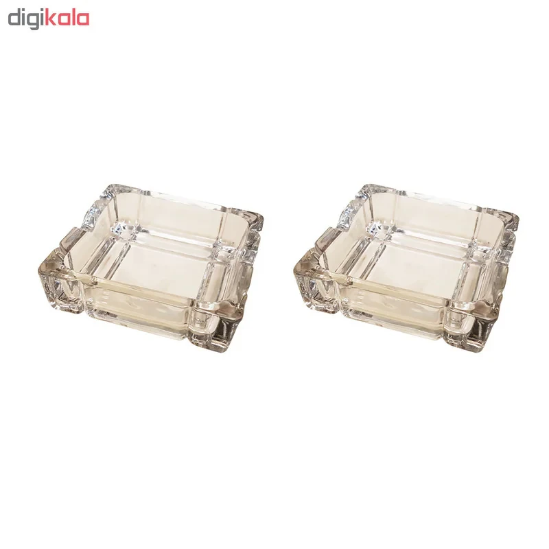 زیر سیگاری مدل BM609 بسته 2 عددی