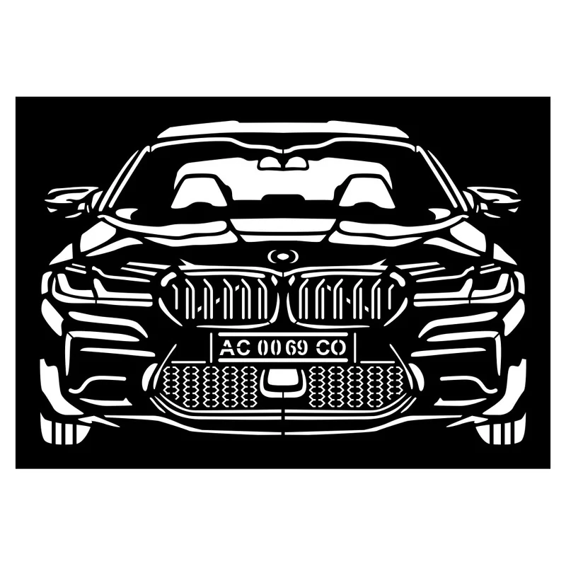 شابلون مدل ماشین BMW کد SP694-1