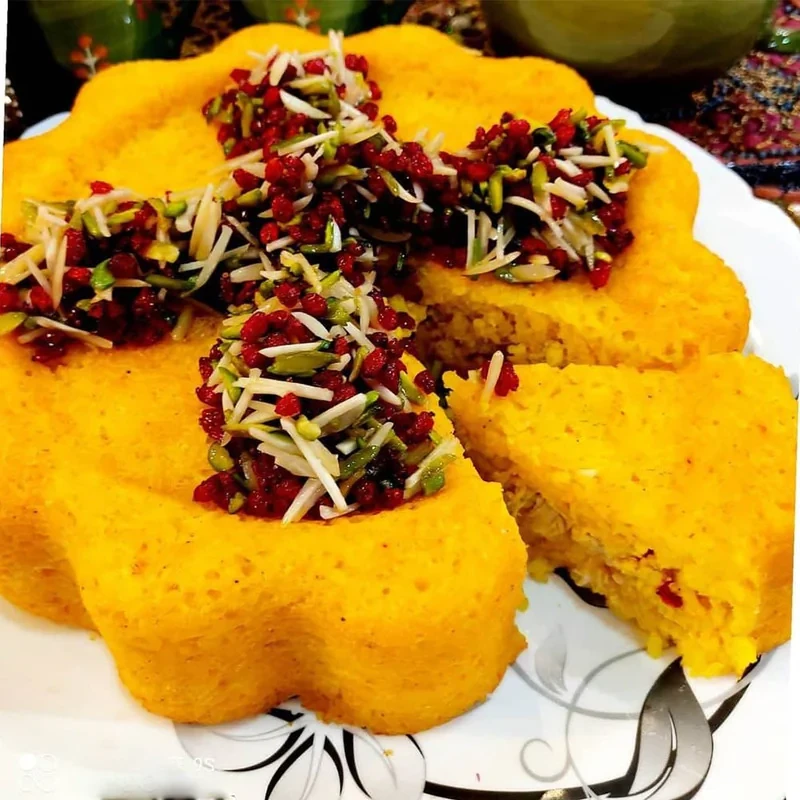 ظرف پخت به گز مدل خورشیدی