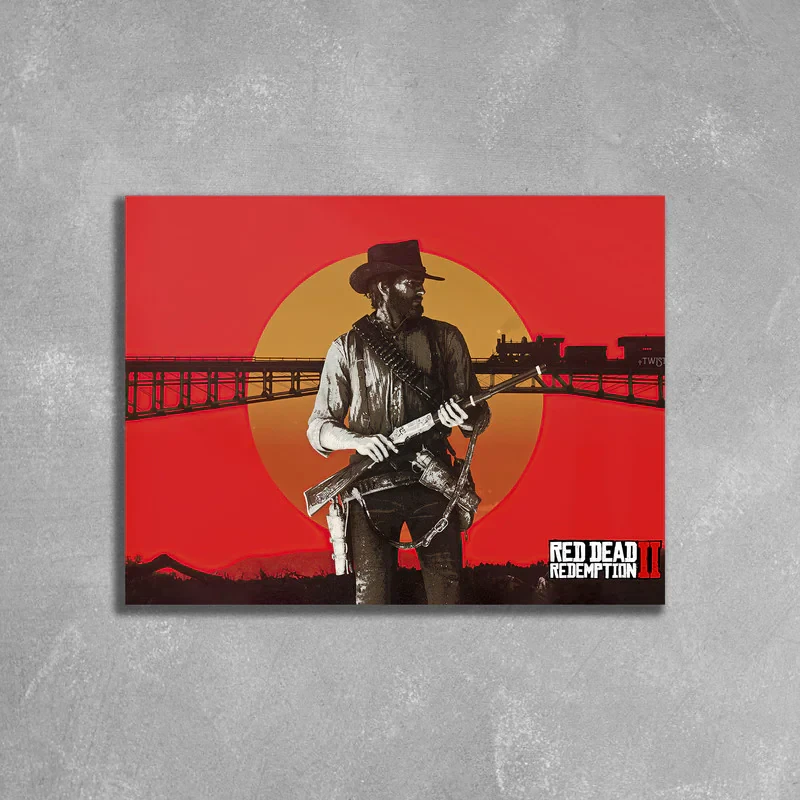 تابلو شاسی مدل گیمینگ رد دد ریدمپشن 2 شخصیت آرتور مورگان کد RDR2