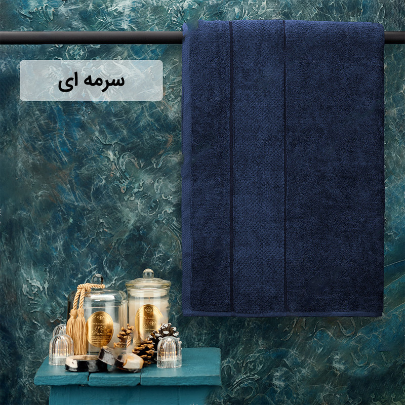 حوله حمامی هیرو طرح ماکرو سایز 100×150 سانتی متر
