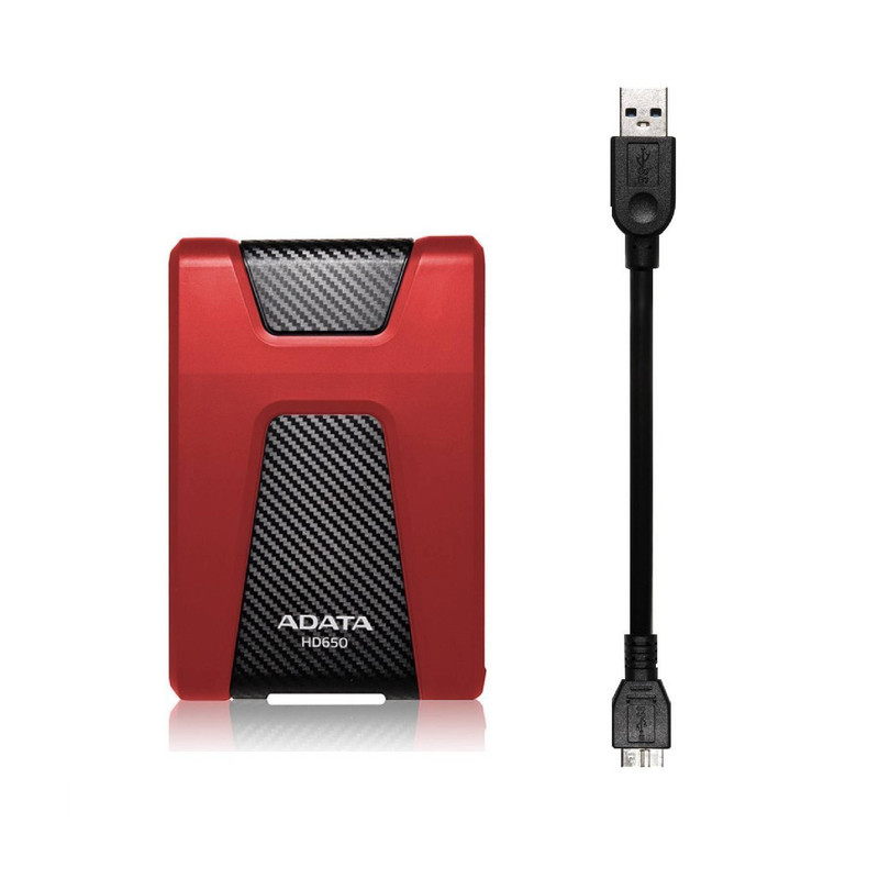 هارد اکسترنال ای دیتا مدل HD650 ظرفیت 1 ترابایت با استاندارد ارتباطی USB 3.2 Gen1
