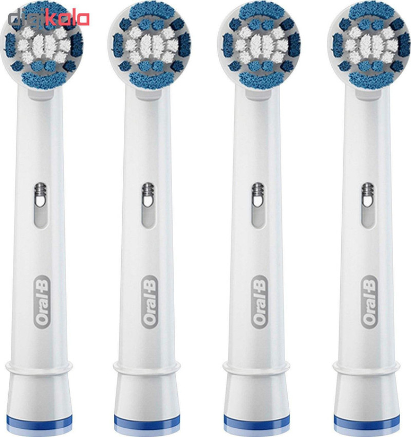 سری یدک مسواک برقی اورال- بی مدل PRECISION CLEAN بسته ۴ عددی