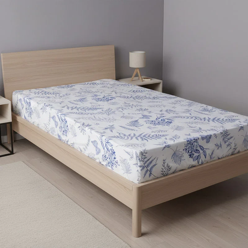 ملحفه فیلور آدنو مدل پیچک کد FI23 یک نفره سایز 120x200 سانتی متر