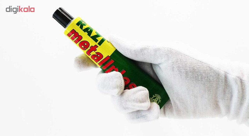 چسب آهن رازی مدل Metallplast حجم 50 میلی لیتر بسته 2 عددی