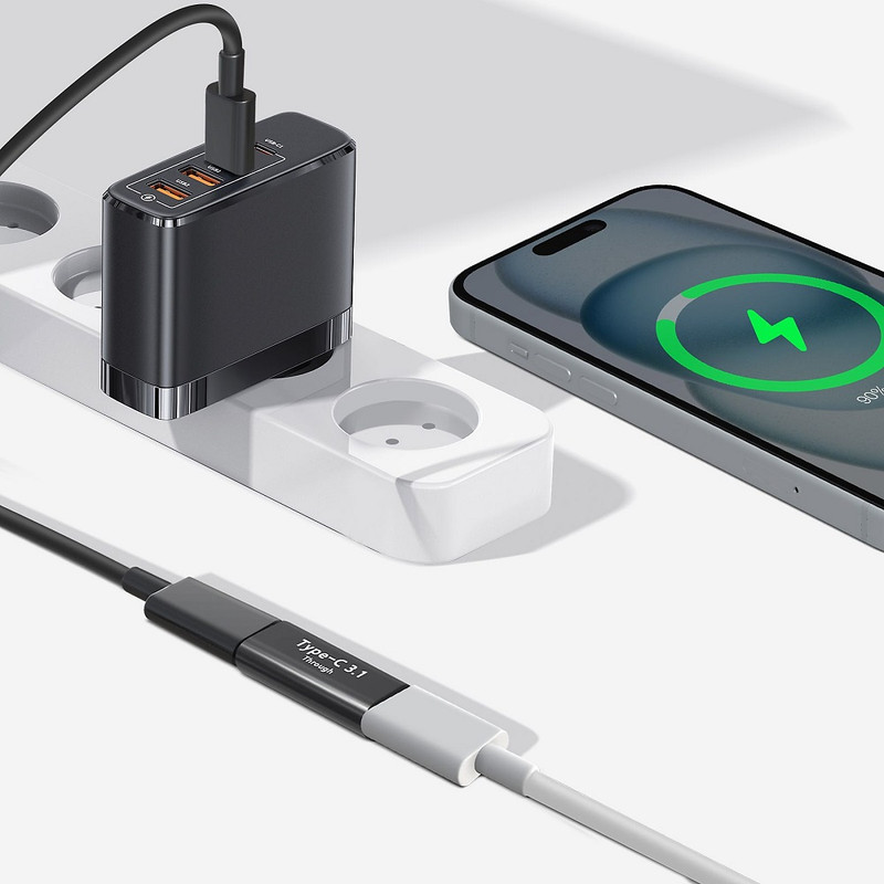 مبدل usb-c مدل Through