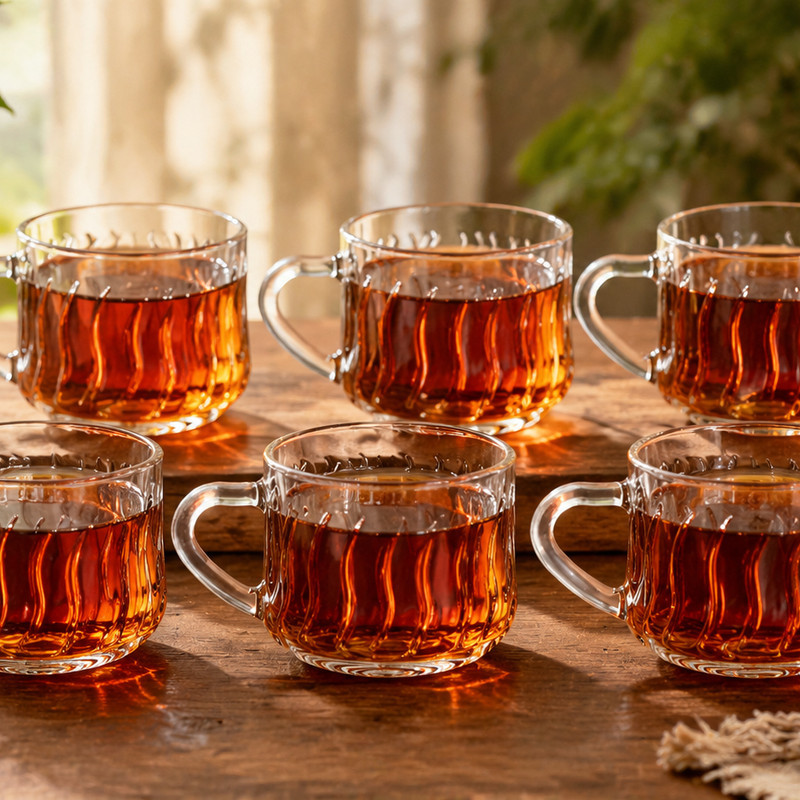 فنجان دلی مدل ناتالی و الیزا بسته 6 عددی