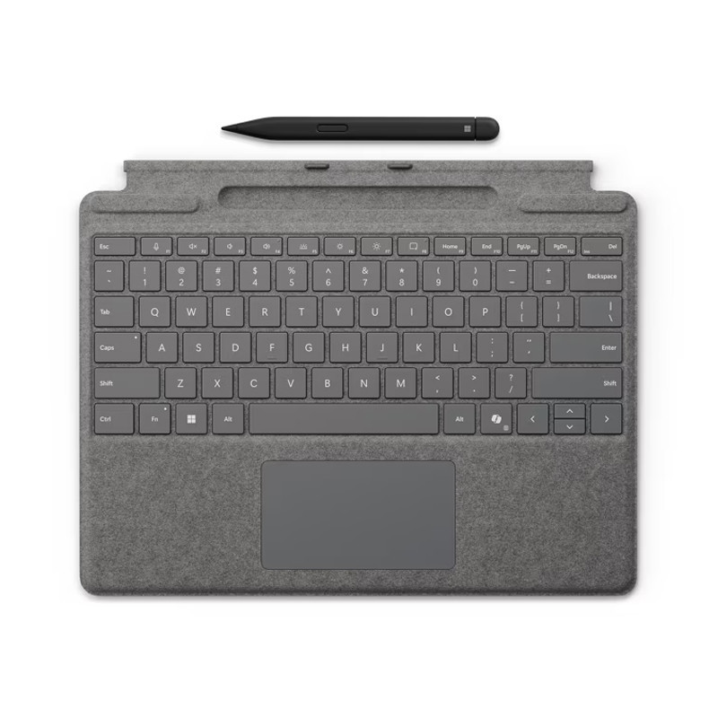 کیبورد تبلت مایکروسافت مدل Surface Pro Copilot Keyboard with Slim Pen 2 مناسب برای تبلت مایکروسافت سرفیس Pro 8Pro 9Pro 10Pro 11 به همراه قلم اسلیم 2