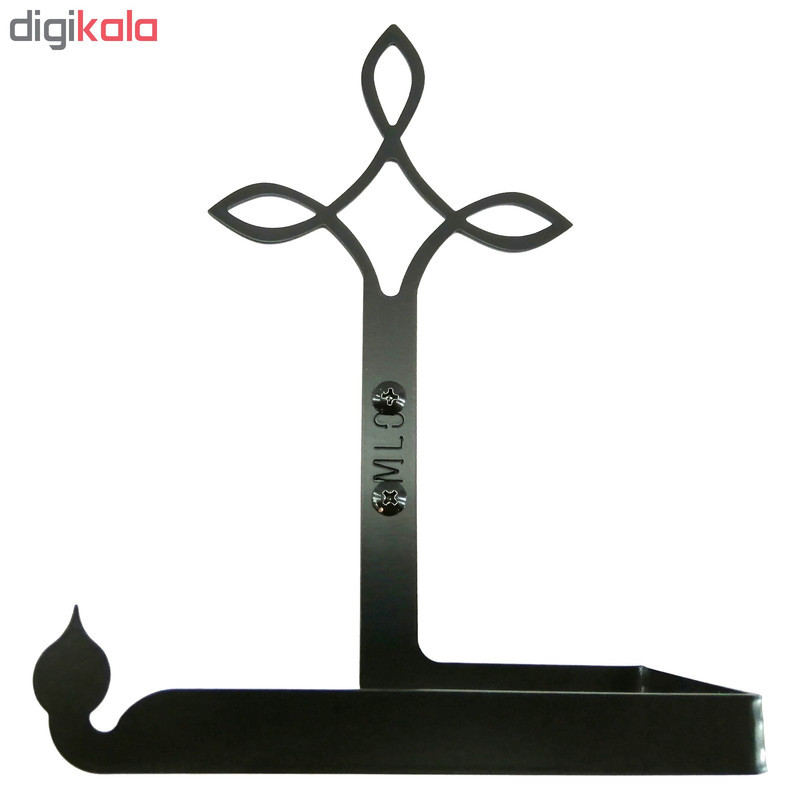 پایه رول دستمال کاغذی ملو طرح تریفول کد KMJ6