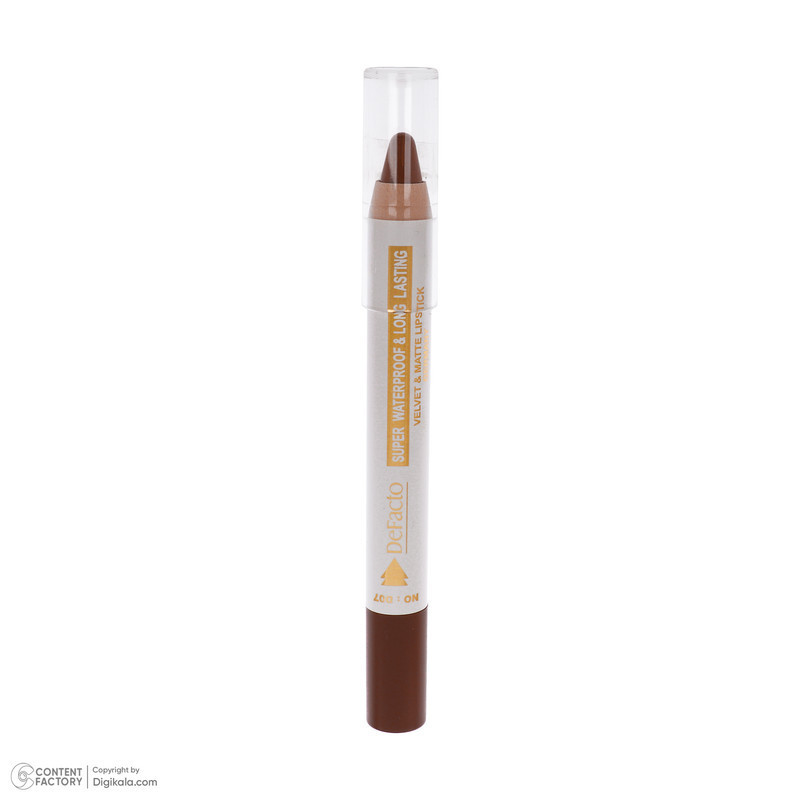 رژ لب مدادی مات دیفکتو مدل Waterproof شماره 7