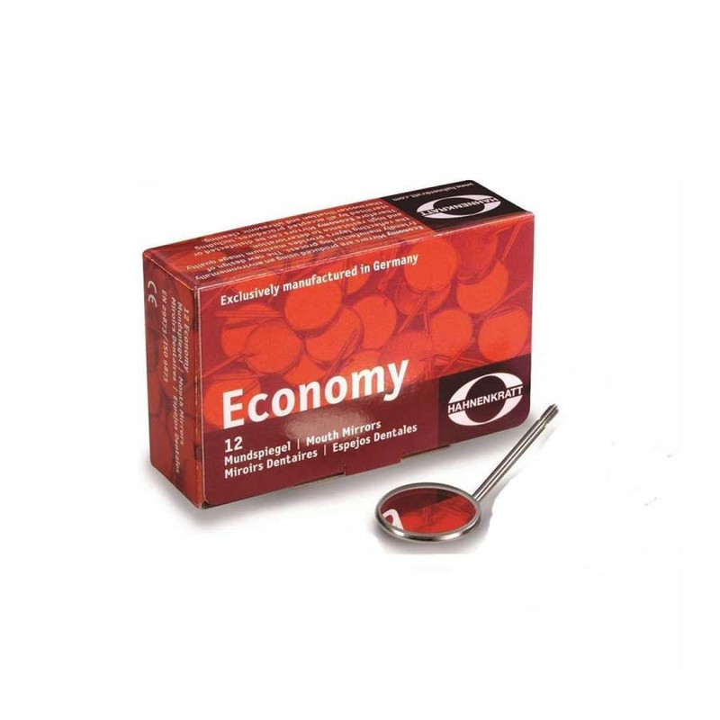 سر آینه دندانپزشکی اکونومی مدل x10 بسته 12 عددی