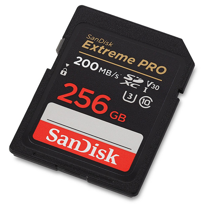 کارت حافظه SDXC سن دیسک مدل Extreme Pro V30 کلاس 10 استاندارد UHS-I U3 سرعت 200MBs ظرفیت 256 گیگابایت
