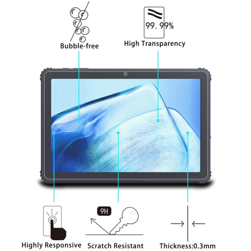 محافظ صفحه نمایش مدل tempered مناسب برای تبلت مایکروسافت Surface Pro 8910
