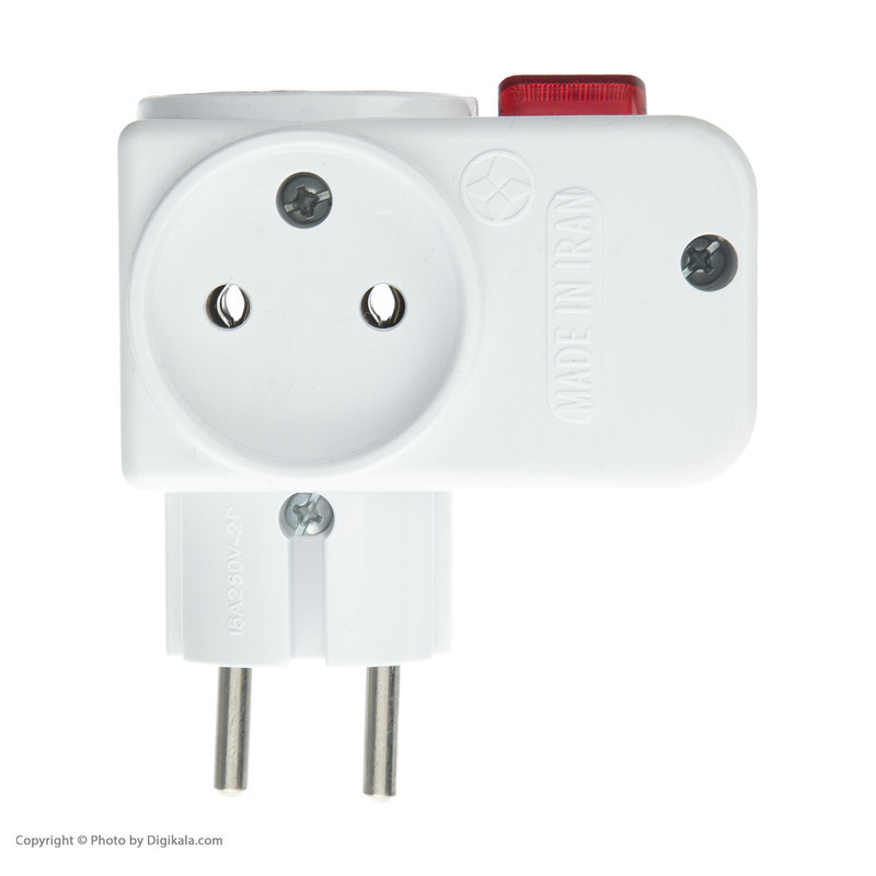 سه راهی برق مدل کلید‌دار بسته 5 عددی