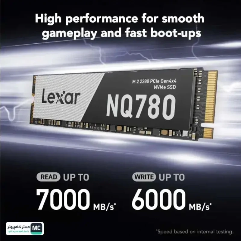اس اس دی اینترنال PCIe Gen4 x4 لکسار مدل NQ780 ظرفیت 1 ترابایت