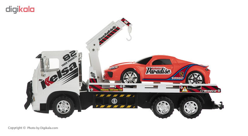جرثقیل اسباب بازی دورج توی مدل Tow Truck مجموعه 2 عددی