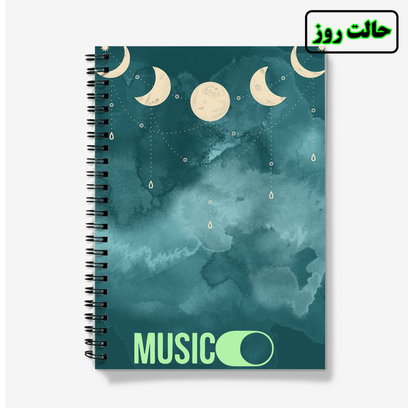 استیکر کلید و پریز مدل شبنما طرح موزیک کدCK
