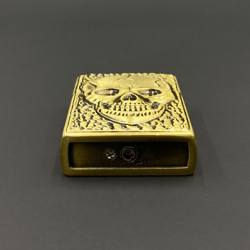 فندک مدل سنگی طرح اسکلت جمجمه کد DKD-812