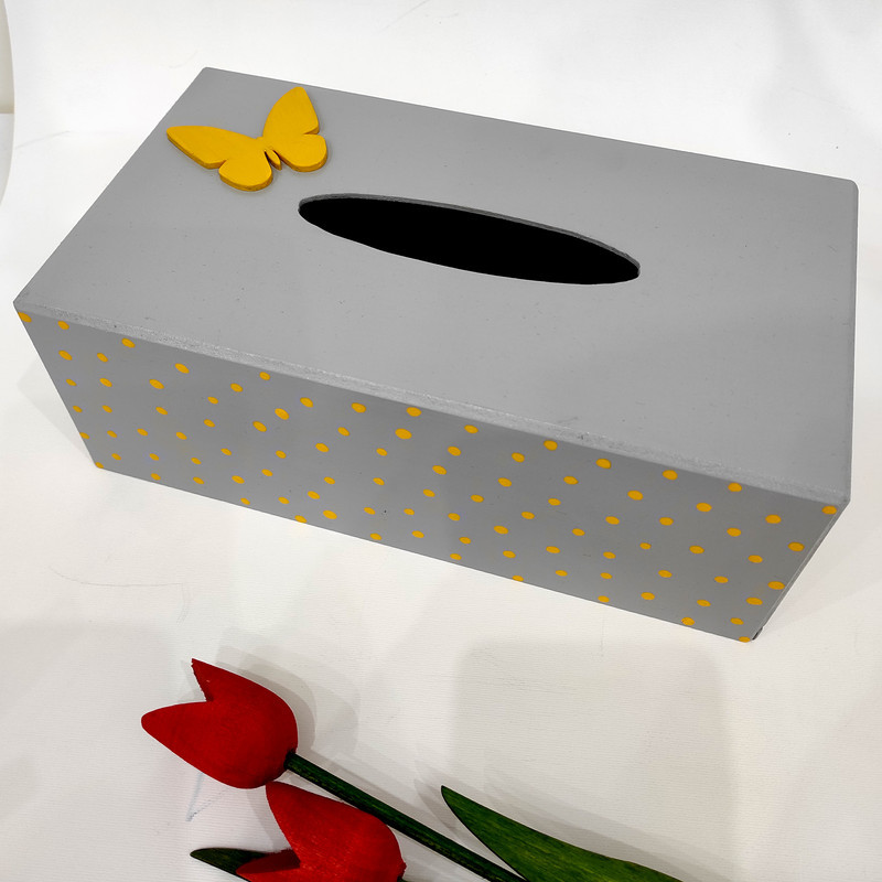 جعبه دستمال کاغذی مدل پروانه کد tz1527