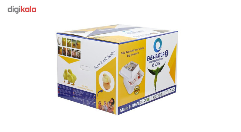 دستگاه جوجه‌کشی ستر و هچر همزمان easy-bator 2 ظرفیت 96 عدد تخم