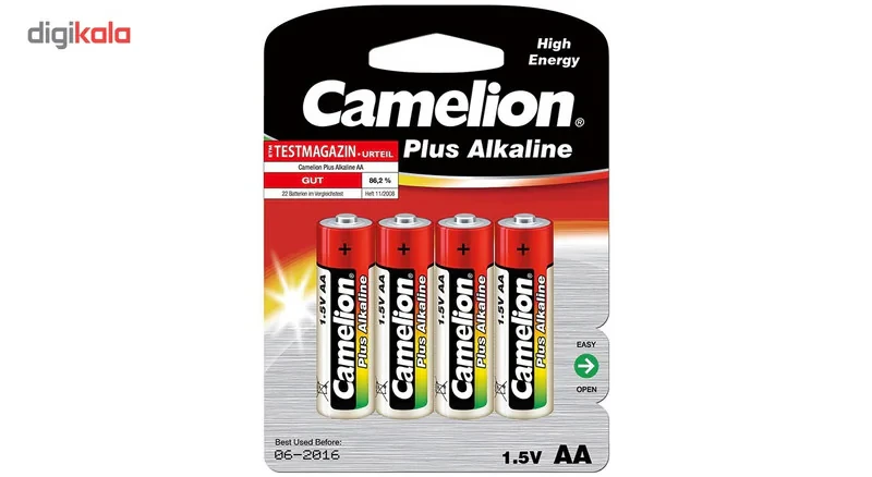 باتری قلمی کملیون مدل Plus Alkaline بسته 4 عددی