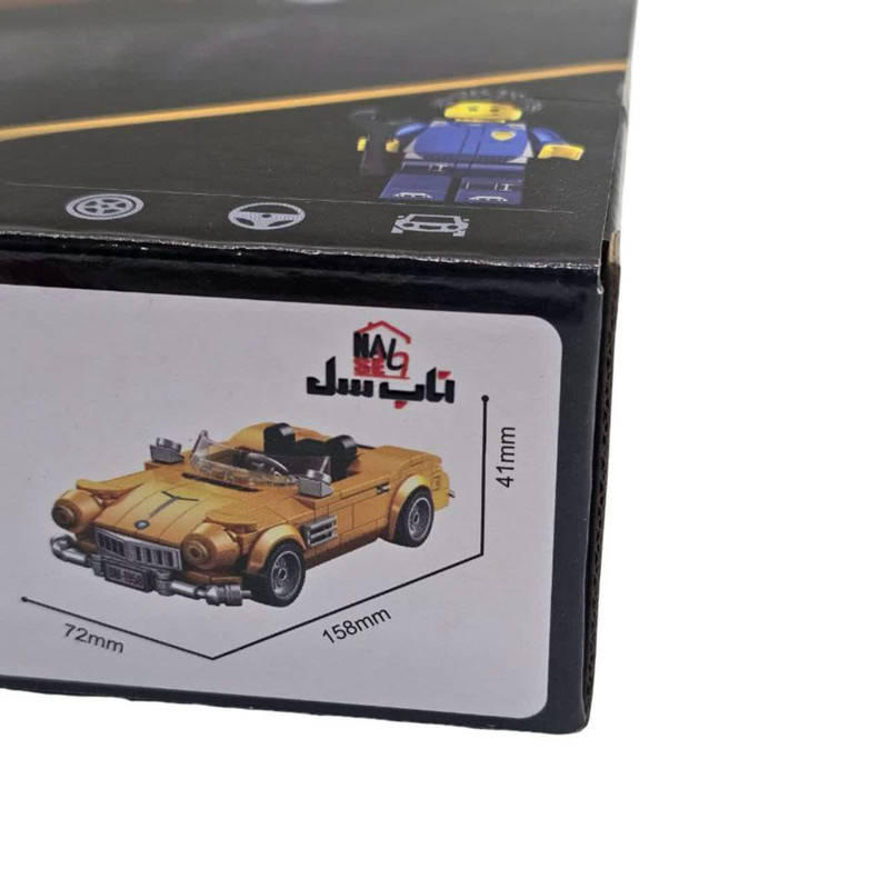 ساختنی 328 تکه ناب سل مدل  فورد شلبی کلاسیک اسپرت کد FORD BUILDING BLOCKS SPORT CAR 328 PCS T1097