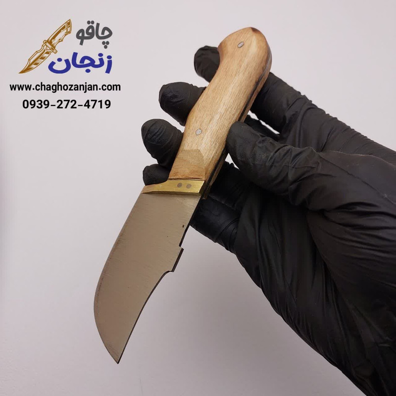 چاقو استیل زنجان غفاری کد 454