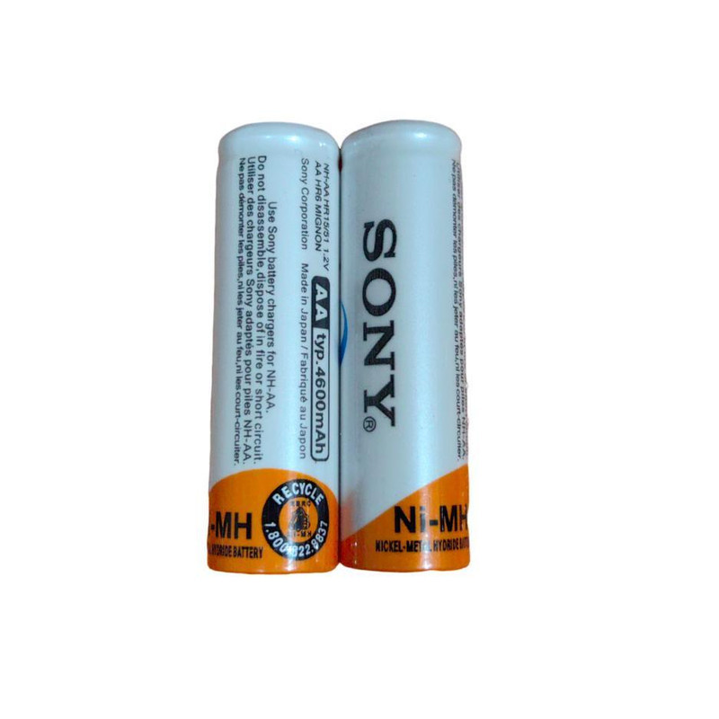 باتری قلمی قابل شارژ سونی مدل NH-AA HR1551 ظرفیت 4600 میلی آمپر ساعت بسته 2 عددی