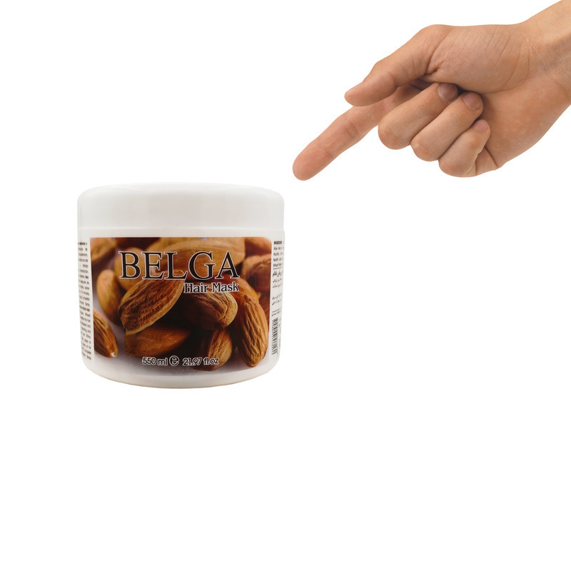 ماسک مو بلگا مدل Almond حجم 550 میلی لیتر مجموعه 6 عددی