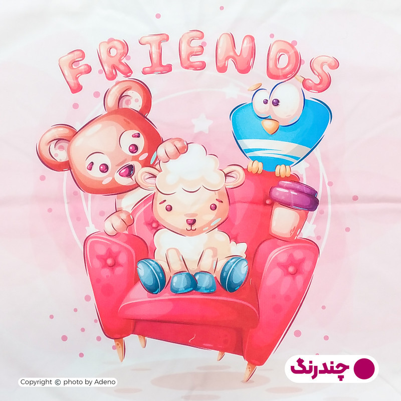 رو بالشی آدنو مدل Friends کد PR43
