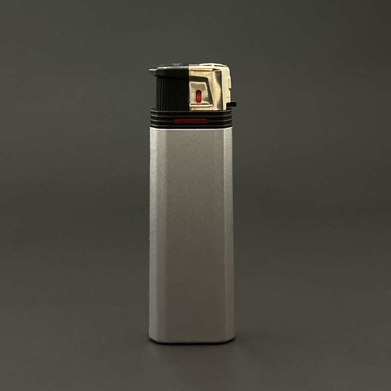 فندک مدل دکمه ای سیلور کد DKD-1720