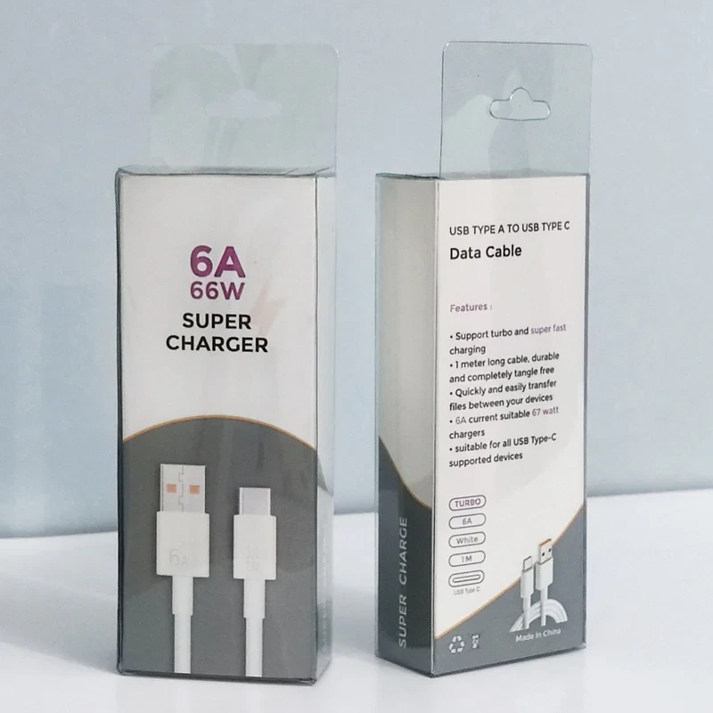 کابل تبدیل USB به USB-C مدل 6A Super Charge طول 1 متر