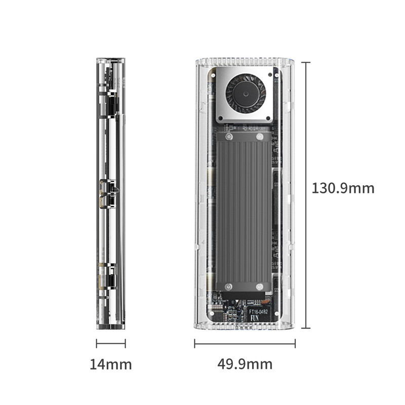 باکس M.2 NVMe SSD 20Gbps اوریکو مدل TCM2-G20