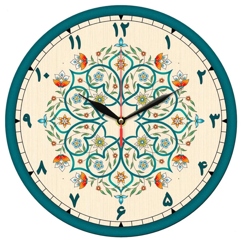 ساعت دیواری طرح گل کد 1373f